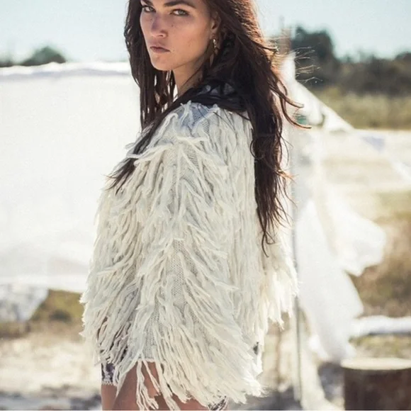 Spell Designs Wolf Clan Shaggy Cardi - Picture 2 of 7